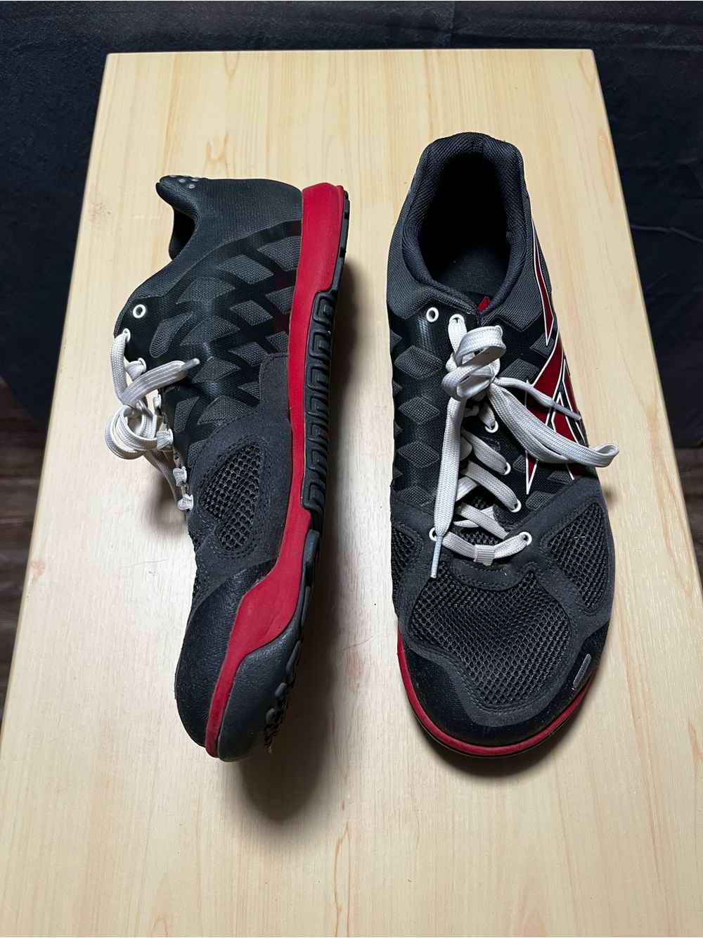Reebok Nano 7 Shoes Mens Size 13 Black Red CrossFit Training Sneakers Metasplit